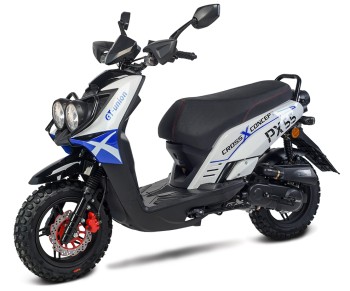 BW Cross 50 - 50ccm 45kmh MOTORROLLER BLAU