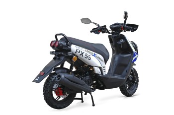 BW Cross 50 - 50ccm 45kmh MOTORROLLER BLAU 45kmh