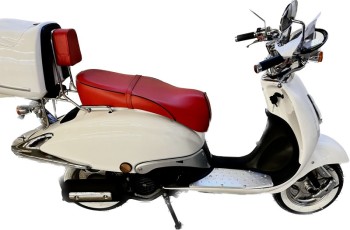 TC 125 weiss - inkl. Top Case - Sitz: rot- Gebrauchtfahrzeug