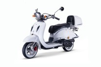 Techno Classic 2.0 125 weiss - inkl. Top Case - Sitz: schwarz Techno Classic 2.0 125 weiss - inkl. Top Case - Sitz: schwarz