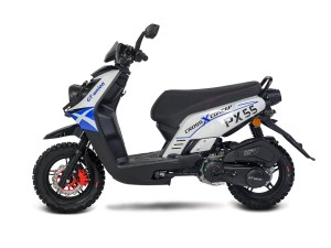 BW Cross - 125ccm 85kmh MOTORROLLER BLAU